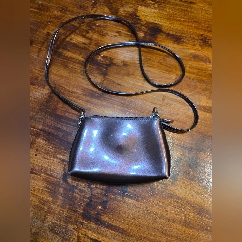 Beijo Mini Small Crossbody Shoulder Purse Handbag Y2k Patent Vinyl 90s Bratz